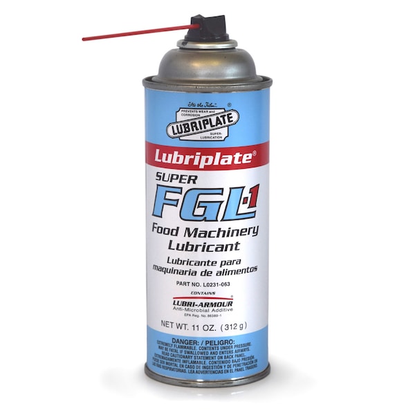 Lubriplate H-1/Food Grade White Grease For Med-Highh Speed Apps, AersosolCan PK12 L0231-063 - main